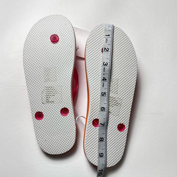 Crewcuts Girl's Multi-color Flip Flops Sz K5 - Picture 3 of 10